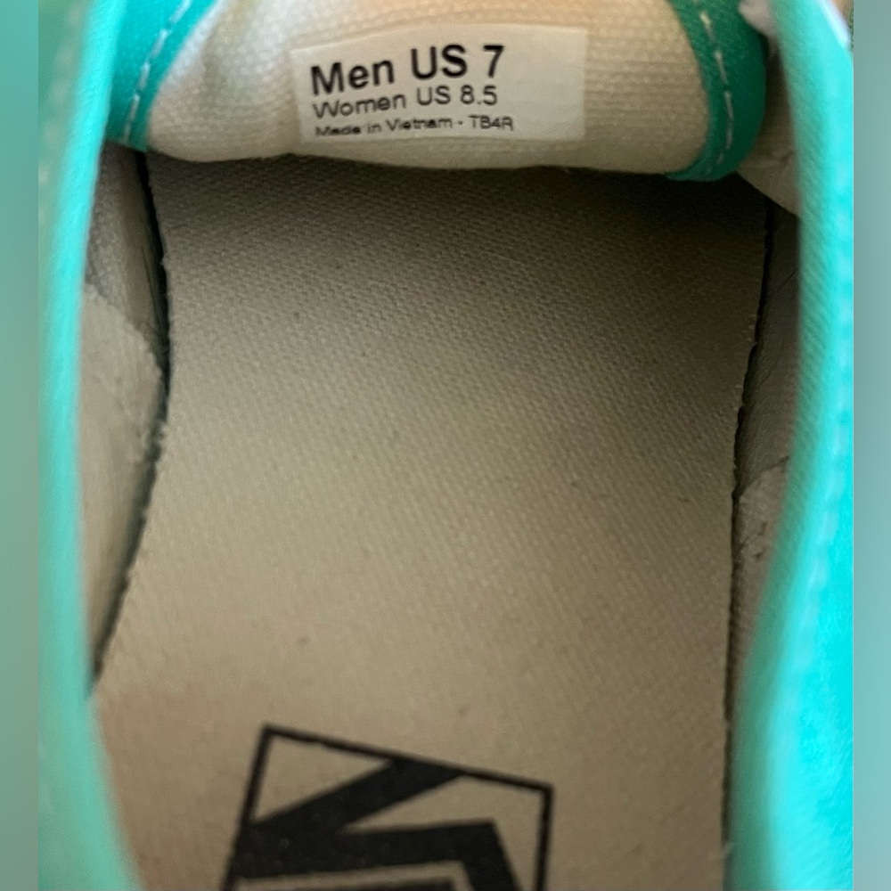 Turquoise Vans - Picture 4 of 4